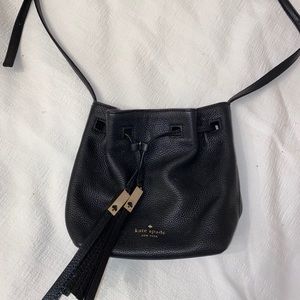 Kate Spade Black Bucket Crossbody Bag